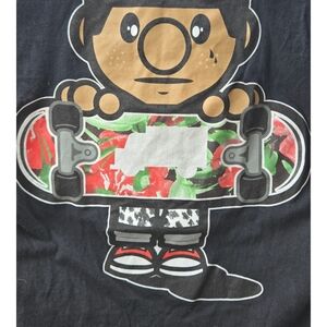 Graphic Black Short Sleeve Tee